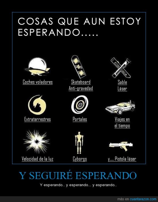 coche,futuro,cyborg,delorean,portal,alien,laser,sable,aeropatin,volador